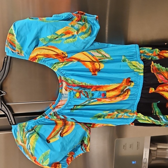 💕FARM RIO💕 Farm Mix Maxi Dress ~ Small S NWT - Picture 14 of 16